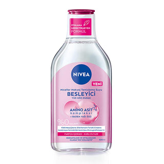 Nivea Micellar Makeup Remover Water - Gentle, Effective, and Nourishing for Face, Eyes, and Lips