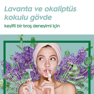 Bic Women's Razors - Soleil Escape 3-Blade Disposable Razors for Women with Lavender & Eucalyptus Scent Bic Women's Razors - 3-Blade Disposable with Lavender & Eucalyptus Women's Razors, Spa-inspired Shaving, Sensitive Skin Shaving, Disposable Razors for Women, Scented Shaving Products, Lavender Shaving Products, Eucalyptus Scented Razors, Comfortable Shaving, Smooth Shaving Experience, Personal Care, Shaving Essentials, Women's Grooming, Bic Razors