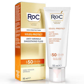 RoC Anti-Wrinkle Sunscreen SPF50+ - Hyaluronic Acid Face Sunscreen for UVA UVB Protection & Youthful Skin | 50ml RoC Anti-Wrinkle SPF50+ Sunscreen: Youthful Skin & Sun Protection anti-wrinkle sunscreen, SPF50+ sunscreen, hyaluronic acid sunscreen, sunscreen for wrinkles, broad spectrum sunscreen, UVA UVB protection, anti-aging sunscreen, daily sunscreen, face sunscreen, sun protection, anti-wrinkle, SPF50+, hyaluronic acid, UVA protection, UVB protection, broad spectrum, anti-aging, daily use, face, sun, sk