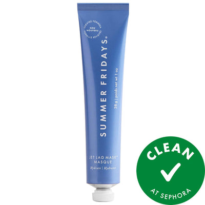 Summer Fridays Mini Jet Lag Mask + Moisturizer: Hydrating Niacinamide Face Mask for Dry Skin, Vegan & Cruelty-Free, Frag