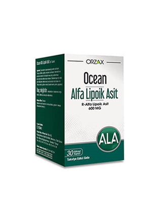 ocean alfa lipoik asit 600 mg capsules, ocean alfa lipoik asit bottle Ocean Alfa Lipoik Asit - 600 mg | 30 Capsules Ocean Alfa Lipoik Asit 600 mg - 30 Capsules ocean, alfa-lipoik-asit, dietary-supplement, antioxidant, health-supplement, 600mg-capsules, adults, wellness, vegan, ai-generated