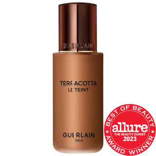 GUERLAIN Terracotta Le Teint: Luminous Matte Foundation, 24H Wear, Medium Coverage, Healthy Glow, Liquid-to-Powder Formula GUERLAIN Terracotta Foundation: Luminous Matte, 24H Wear Terracotta foundation, Luminous matte foundation, Long-lasting foundation, Medium coverage foundation, Liquid to powder foundation, Argan oil foundation, Healthy glow foundation, Best of Beauty award winner foundation, Cruelty-free foundation, No transfer foundation, Foundation, Makeup, Face makeup, Cosmetics, Long-wear makeup, Da