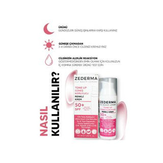 Zederma Tone Up SPF 50 Tinted Sunscreen Cream - Protects, Evens Tone & Anti-Aging Benefits Zederma Tone Up SPF 50 Tinted Sunscreen Cream Sunscreen cream, Tinted sunscreen, SPF 50, UVA/UVB protection, Anti-aging sun care, Daily sun protection, Water-resistant sunscreen, Sweat-resistant sunscreen, Skin protection, Skincare, Cosmetics, Beauty products, Outdoor activities, Skin care routine, Sun protection for face and body, Makeup base, Natural glow, Even skin tone, Premature aging prevention