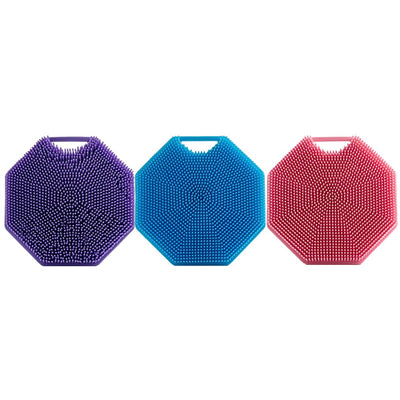 The Bath Bunny Silicone Body Scrubber: Exfoliating Bath Brush for Smooth Skin - Gentle Cleansing & Massage with Soft Bri