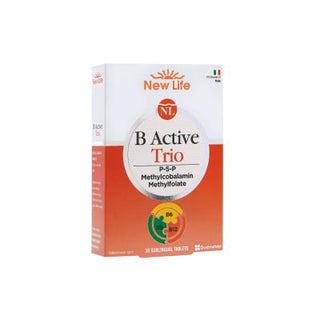 New Life B Active Trio: High Absorption Sublingual B Vitamin Complex with Methylcobalamin, P5P & Folate - Boost Energy, Support Nerve Health - 30 Capsules New Life B Active Trio: Sublingual B Vitamin for Energy & Nerve Health B vitamin supplement, B6 vitamin, B12 vitamin, Folic acid supplement, Zinc supplement, Sublingual vitamin, Methylcobalamin, P5P, Metilfolat, New Life B Active Trio, vitamin supplement, B complex, dietary supplement, energy boost, nerve health, stress relief, cognitive function, healthy