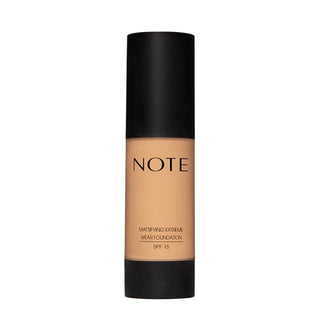 Note Mattifying Extreme Wear Foundation - Oil Control, SPF15, Cruelty-Free, 03 Medium Beige Note Mattifying Foundation - Oil Control & Matte Finish matte foundation, oil control foundation, SPF15 foundation, paraben-free foundation, dermatologically tested foundation, cruelty-free foundation, Note Mattifying Extreme Wear Foundation, 03 Medium Beige, foundation for oily skin, long-lasting foundation, cosmetic, makeup, beauty products