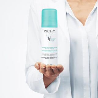 Vichy Anti-Transpirant Deodorant - Hypoallergenic, Long-Lasting Sweat & Odor Protection for Sensitive Skin