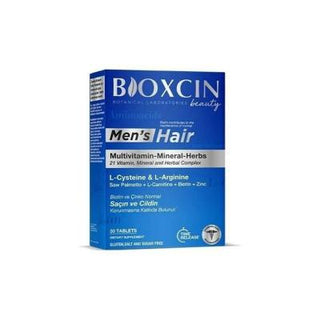 Bioxcin Beauty Men's Hair Growth Supplement - Keratin, Biotin, Saw Palmetto, L-Arginine - Hair Loss Treatment & DHT Blocker - 30 Tablets Bioxcin Men's Hair Growth Supplement - Stop Hair Loss! Men's hair growth supplement, Hair loss treatment for men, Biotin supplement for hair, Keratin supplement for hair, Saw palmetto for hair loss, Hair vitamins for men, DHT blocker supplement, Hair thinning solution, Nutritional support for hair, L-Arginine hair growth, Hair growth, Hair loss, Biotin, Keratin, Saw palmet