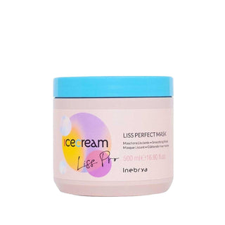 Inebrya Ice Cream Liss Pro Soothing Hair Mask 500ml - Smooth & Repair Damaged Hair Inebrya Ice Cream Liss Pro Hair Mask 500ml - Smooth & Repair hair mask, smoothing hair mask, soothing hair treatment, Inebrya Ice Cream Liss Pro, hair care products, hair repair, frizz reduction, damaged hair, processed hair, hair smoothing, hair soothing, 500ml, generous size, professional hair care, luxurious hair mask