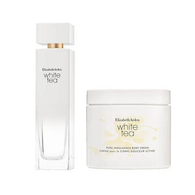 Elizabeth Arden White Tea Women's Fragrance Gift Set - EDT Perfume and Body Cream for a Luxurious Experience