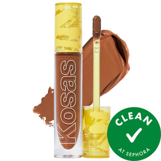 ILIA Revealer Creamy Brightening Concealer: Hydrating, Vegan, Caffeine & Hyaluronic Acid Concealer for Dark Circles & Sensitive Skin ILIA Vegan Concealer: Brightening, Hydrating, Fights Dark Circles creamy concealer, brightening concealer, caffeine concealer, hyaluronic acid concealer, vegan concealer, cruelty-free concealer, concealer for dark circles, concealer for sensitive skin, non-comedogenic concealer, radiant finish concealer, Concealer, makeup, face makeup, dark circles, fine lines, sensitive skin,