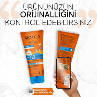 Bioxcin Children's Sunscreen Lotion SPF 50+ - Hypoallergenic, Paraben-Free, Water Resistant - 6.76 fl oz Bioxcin Kids Sunscreen SPF 50+ - Hypoallergenic & Paraben-Free children's sunscreen, SPF 50+ lotion, hypoallergenic sun care, zinc oxide sunscreen, paraben-free sun protection, kids sunblock, sensitive skin sunscreen, non-comedogenic sunscreen, fragrance-free sunscreen, water resistant sunscreen, outdoor protection for kids