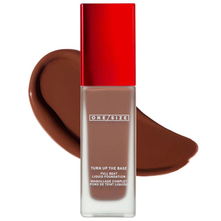 Turn Up the Base: Full Beat Waterproof Liquid Foundation - Full Coverage, Long-Wear, Matte Finish, Vegan & Cruelty-Free Full Coverage Waterproof Foundation - Turn Up the Base full coverage foundation, waterproof foundation, sweatproof foundation, vegan foundation, cruelty-free makeup, non-comedogenic foundation, long-wear foundation, matte foundation, foundation for sensitive skin, plant-derived foundation, foundation, liquid foundation, full coverage makeup, waterproof makeup, sweatproof makeup, vegan make