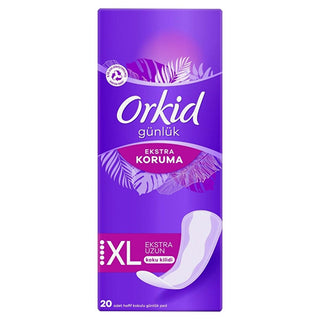 Orkid Extra Protection Extra Long Daily Panty Liners - 20 Count - Ultimate Odor Control, Absorbent, Breathable Feminine Hygiene Pads Orkid Extra Long Panty Liners - Daily Freshness & Protection daily panty liners, feminine hygiene pads, odor control panty liners, extra long panty liners, absorbent panty liners, breathable panty liners, daily protection pads, vaginal discharge protection, panty liners, feminine hygiene, odor control, extra long, absorbent, breathable, daily protection, vaginal discharge, wom