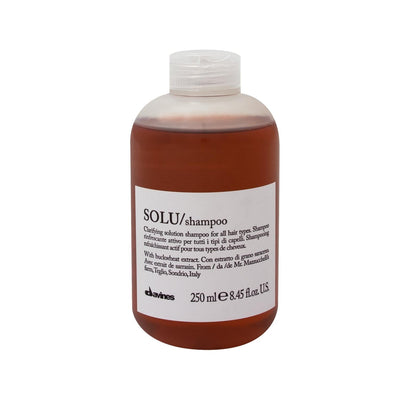 Davines Solu Protective Shampoo 250ml - Gentle Hair Care for Clean & Protected Locks