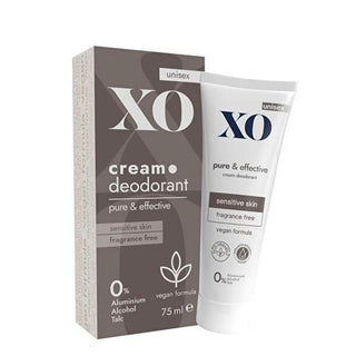 Xo Krem Aluminum-Free, Vegan Deodorant for Sensitive Skin - Unisex, 2.54 fl oz Xo Krem Vegan Deodorant - Aluminum-Free & Eco-Friendly aluminum-free deodorant, vegan deodorant, unisex deodorant, eco-friendly personal care, recyclable packaging deodorant, natural deodorant, sensitive skin deodorant, chemical-free deodorant, sustainable personal care, natural personal care products