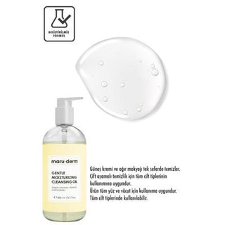 Maruderm Cleansing Oil for Face and Body - 400ml, Natural, Paraben-Free Skincare Maruderm Natural Cleansing Oil for Face & Body cleansing oil, face and body cleansing, natural skincare, paraben-free cleansing oil, skincare routine, gentle cleanser, natural oils, antioxidants, vitamins, moisturizing cleanser, sensitive skin, chemical-free skincare, daily cleansing, makeup remover