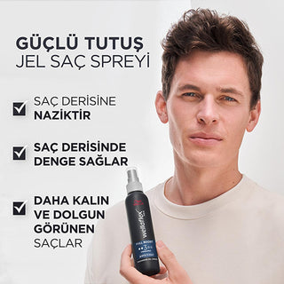 wella wellaflex men full boost gel spray, wella strong hold hair gel for men, vegan men hair styling gel with strong hold Wella Wellaflex Men Full Boost Gel Spray - Achieve Thicker Hair & Strong Hold | 150 ml Wella Wellaflex Men Full Boost Gel Spray - Strong Hold 150 ml wella, men-hair-care, hair-gel, strong-hold-gel, vegan-products, hair-styling, thicker-hair, full-boost, grooming, ai-generated