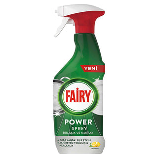 Fairy Dishwashing Spray - 3-in-1 Lemon Scented Grease Remover for Kitchen Cleaning