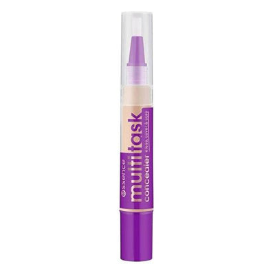 Essence Multi-Tasking Concealer Stick: Contour, Highlight & Conceal with Hyaluronic Acid & Caffeine - Natural Matte, Lon