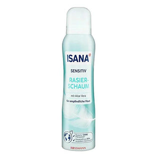 Isana Sensitive Skin Shaving Foam with Aloe Vera - 150ml, Dermatologically Approved, Microplastic-Free Isana Sensitive Skin Shaving Foam - Aloe Vera, Dermatologically Approved sensitive skin shaving foam, aloe vera shaving cream, dermatologically approved shaving products, microplastic-free shaving foam, women's shaving care, gentle shaving products, sustainable shaving, eco-friendly cosmetics, skincare for sensitive skin, shaving essentials for women