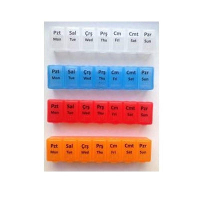 Beauty Care Bag Weekly Pill Container - Compact Design | Travel Ready (1 Count)