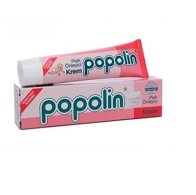 Popolin Diaper Rash Cream - Natural Zinc Oxide Treatment for Baby Skin Care, Sensitive Skin Cream for Infants & Adults -