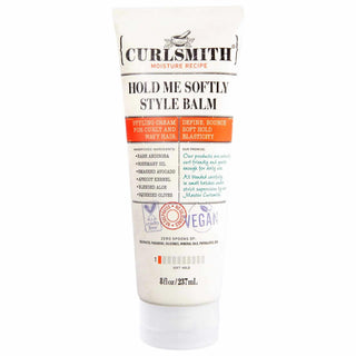 Hold Me Softly Curly Hair Styling Cream Balm - Vegan, Sulfate-Free Curl Enhancer for All Curl Types Hold Me Softly Curly Hair Styling Cream Balm - Vegan & Sulfate-Free curly hair styling cream, curl enhancing product, vegan hair care, cruelty-free hair products, sulfate-free hair styling, curly hair products, hair styling cream, wavy hair care, coily hair products, natural hair care, gluten-free cosmetics, clean beauty, hair care for sensitive scalps