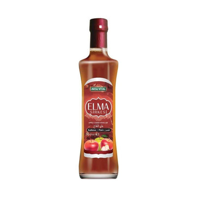 Aksu Vital Apple Cider Vinegar - 500ml Natural Health Supplement, Unfiltered & Traditional Fermentation