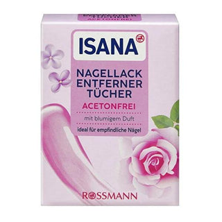 Isana Acetone-Free Nail Polish Remover Wipes - Gentle, Travel-Friendly, Moisturizing Nail Care for All Nail Types Isana Acetone-Free Nail Polish Remover Wipes - Gentle & Travel-Friendly acetone-free nail polish remover, nail polish remover wipes, gentle nail care, travel nail care, moisturizing nail polish remover, nail health, nail hydration, compact nail care, travel-friendly, artificial nail care, gel nail care, acrylic nail care