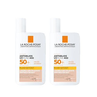 La Roche Posay Anthelios UVmune 400 Fluid Tinted SPF50+ Sunscreen - High Protection Tinted Finish for Daily Use La Roche Posay Tinted SPF50+ Sunscreen - Daily Protection tinted sunscreen, SPF50+ sunscreen, La Roche Posay Anthelios, UVmune 400 sunscreen, high SPF tinted sunscreen, dermatological skincare, sensitive skin, daily sun protection, UVA protection, UVB protection, cosmetic sunscreen, makeup base, natural look, sunburn prevention, skin damage prevention