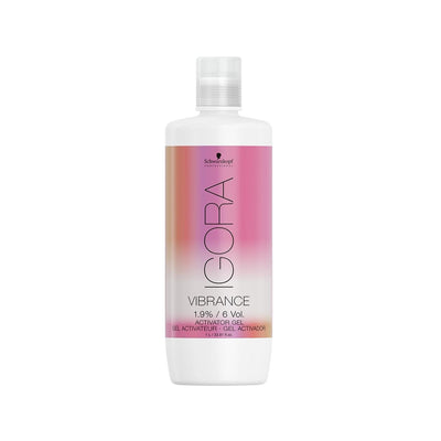 Schwarzkopf Igora Vibrance Oksidan %1.9 6 Vol. Activator Gel 1000 ml - Professional Hair Coloring Developer for Salon-Qu
