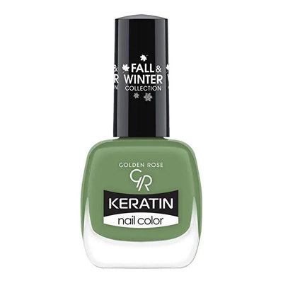 Golden Rose Keratin Nail Polish - Long-Lasting Shine & Nourishing Keratin Formula for Healthy Nails