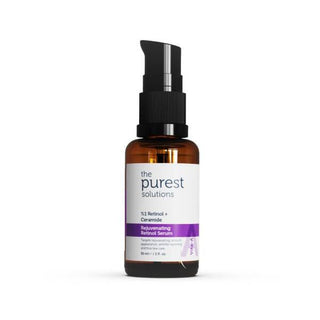 The Purest Solutions Rejuvenating Retinol Serum: 1% Retinol, Ceramide & Hyaluronic Acid for Anti-Aging, Wrinkle Reduction & Youthful Skin (30ml / 1.01 fl oz) The Purest Solutions Retinol Serum: Anti-Aging & Wrinkle Reduction retinol serum, anti-aging serum, rejuvenating serum, ceramide serum, wrinkle reduction, skin rejuvenation, retinol 1%, hyaluronic acid serum, smooth skin, youthful skin, anti aging, skin care, retinol, ceramides, hyaluronic acid, fine lines, wrinkles, skin texture, radiance, hydration, 