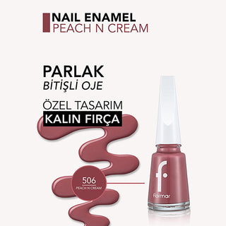 Flormar Nail Enamel - Long-Lasting, Vibrant Nail Color with Nail Care Flormar Nail Enamel - Long-Lasting Nail Polish Nail Enamel, Long-lasting Nail Polish, Nail Care Polish, Flormar Nail Enamel, Yoğun Pigmentli Oje, Nail Beauty, Nail Health, Long-lasting Nail Color, Vibrant Nail Polish, Nail Care Products, Beauty Essentials
