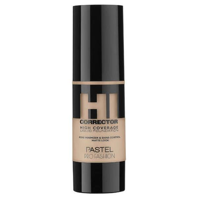 Pastel High Coverage Liquid Foundation: Flawless Matte Finish, Imperfection Concealer - Long Lasting Full Coverage Makeu