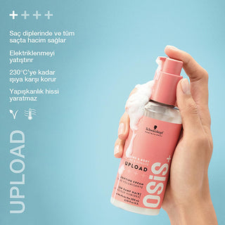Osis Hair Styling Cream for Volume & Texture - 6.76 fl oz, Non-Sticky Hold & Blow-Dry Protection Osis Hair Styling Cream for Volume & Texture hair styling cream, volume enhancing hair product, blow-dry protection, non-sticky hair hold, anti-static hair care, hair care, hair styling, volume and texture, hair volume, texture, blow-drying protection, hair protection, styling cream, hair cream