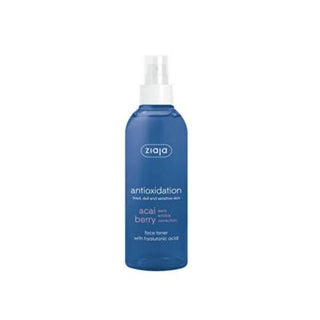 ziaja acai hyaluronic acid tonic 200ml front view, ziaja acai hyaluronic acid tonic 200ml back view Ziaja Acai Hyaluronic Acid Tonic - 200 ml Ziaja Acai Hyaluronic Acid Tonic 200 ml ziaja, hyaluronic-acid-tonic, acai-berry, vegan-skincare, skin-care, toner, hydration, sensitive-skin, anti-aging, ai-generated