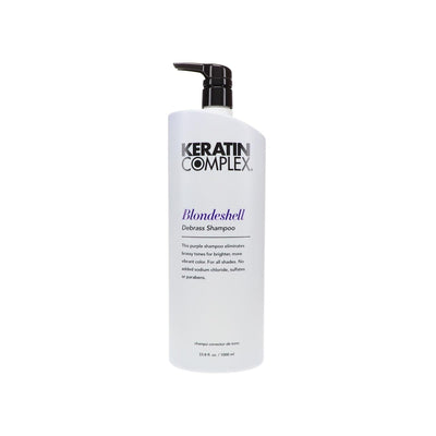 Keratin Complex Blondeshell Purple Shampoo for Blonde Hair Color Maintenance - 1000ml