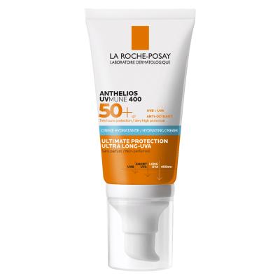 La Roche-Posay Anthelios UVMune SPF50+ Hydrating Sunscreen: Broad Spectrum Protection for Sensitive Skin, Lightweight Fa