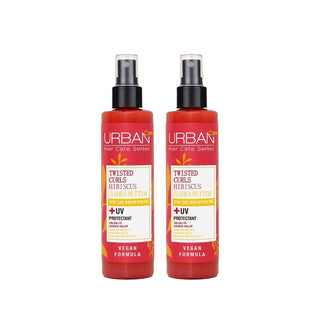 URBAN Care Twisted Curls Hibiscus & Shea Butter Leave-In Hair Cream for Curly & Wavy Hair - Moisturizing, Nourishing, 13.53 fl oz (2 x 200 ml) URBAN Care Leave-In Hair Cream for Curly Hair - Moisturizing & Nourishing Hair care for curly hair, Leave-in hair cream, Hibiscus hair care, Shea Butter hair products, Moisturizing hair products, Curly hair care, Wavy hair care, Natural hair care, Nourishing hair cream, Hair moisturizer, Frizz control, Curl definition, Hair care routine, Daily hair care, Organic hair