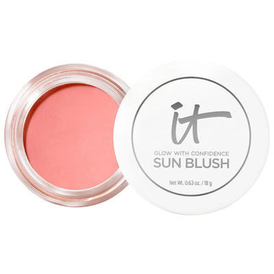Glow with Confidence Cream Blush and Bronzer with Hyaluronic Acid, Vitamin E, and Peptides - Natural Makeup Look, 24HR H