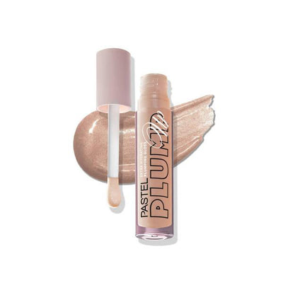 Pastel Plump Up Lip Gloss 201: Instant Lip Plumper & Hydrating Shine | Best Glossy Plumping Lip Gloss for Fuller, Softer