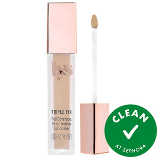 Triple Fix Brightening Concealer - Vegan, Cruelty-Free Full Coverage Concealer for Natural Finish Triple Fix Brightening Concealer - Vegan Full Coverage concealer, vegan concealer, cruelty-free concealer, brightening concealer, full coverage concealer, natural finish concealer, vegan makeup, cruelty-free makeup, clean beauty, skincare, makeup, beauty products, cosmetics, vegan cosmetics, gluten-free, hyaluronic acid, ashwagandha, turmeric, full coverage, natural finish, liquid concealer, self-setting concea