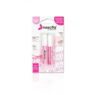 Nascita Pink Nail Glue for Artificial Nails - Long Lasting Adhesive Nascita Pink Nail Glue - Long Lasting Adhesive nail glue, artificial nail adhesive, pink nail glue, long-lasting nail adhesive, nail beauty products, nail enhancements, nail care, beauty supplies, cosmetics, nail tips, nail wraps