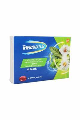 Theranatur Vitamin C Throat Lozenges with Herbal Ingredients for Adults - Natural Throat Soother, Dietary Supplement