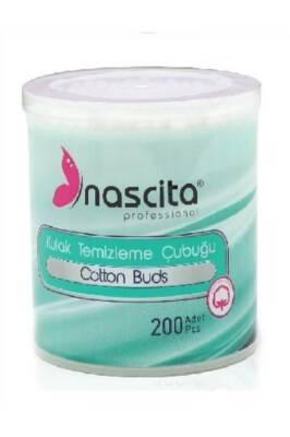 nascita ear cleaning swabs in box, close-up of nascita ear cleaning swabs Nascita Ear Cleaning Swabs - 200 Count Nascita Ear Cleaning Swabs - 200 Count ear-cleaning-swabs, nascita, hygiene-products, personal-care, cotton-swabs, health-and-hygiene, daily-use, beauty-grooming, 200-count, ai-generated
