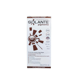 Solante Solante Pigmenta Lotion SPF 50+ - 5.07 fl oz Sunscreen for UV Protection and Skin Pigmentation Solante Pigmenta Lotion SPF 50+ - UV Protection & Skin Care Sunscreen Lotion, SPF 50+, Solante Pigmenta, UV protection, Skin pigmentation treatment, Outdoor protection, Moisturizing sunscreen, Skin care, Sun care, Dermatologist recommended, Anti-aging, Skin health, Cosmetics, Beauty products, Personal care