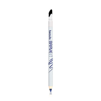 Beaulis Brave It Navy Blue Smoky Eye Eyeliner with Double-Ended Applicator