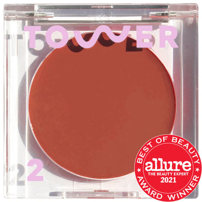 BeachPlease Dewy Cream Blush: Hydrating, Vegan & Cruelty-Free Blush for Sensitive Skin - Natural, Non-Comedogenic Lip & 